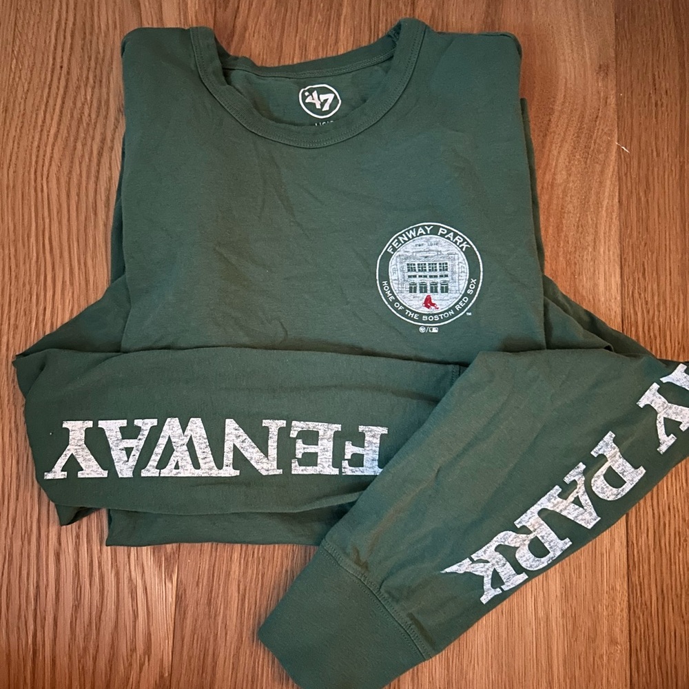 Green Fenway Park Long Sleeve Shirt